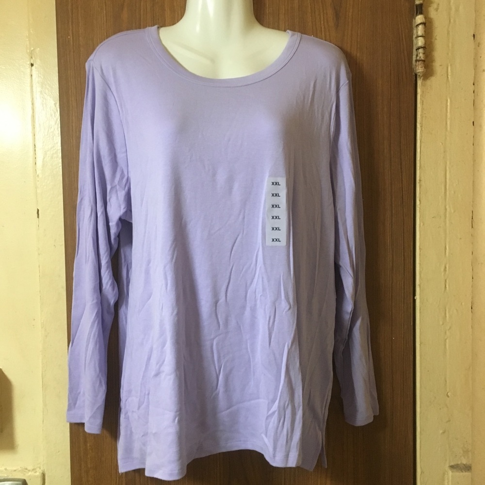 👗Lavender Long Sleeve Tee